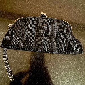 Vintage Limited Clutch, Black